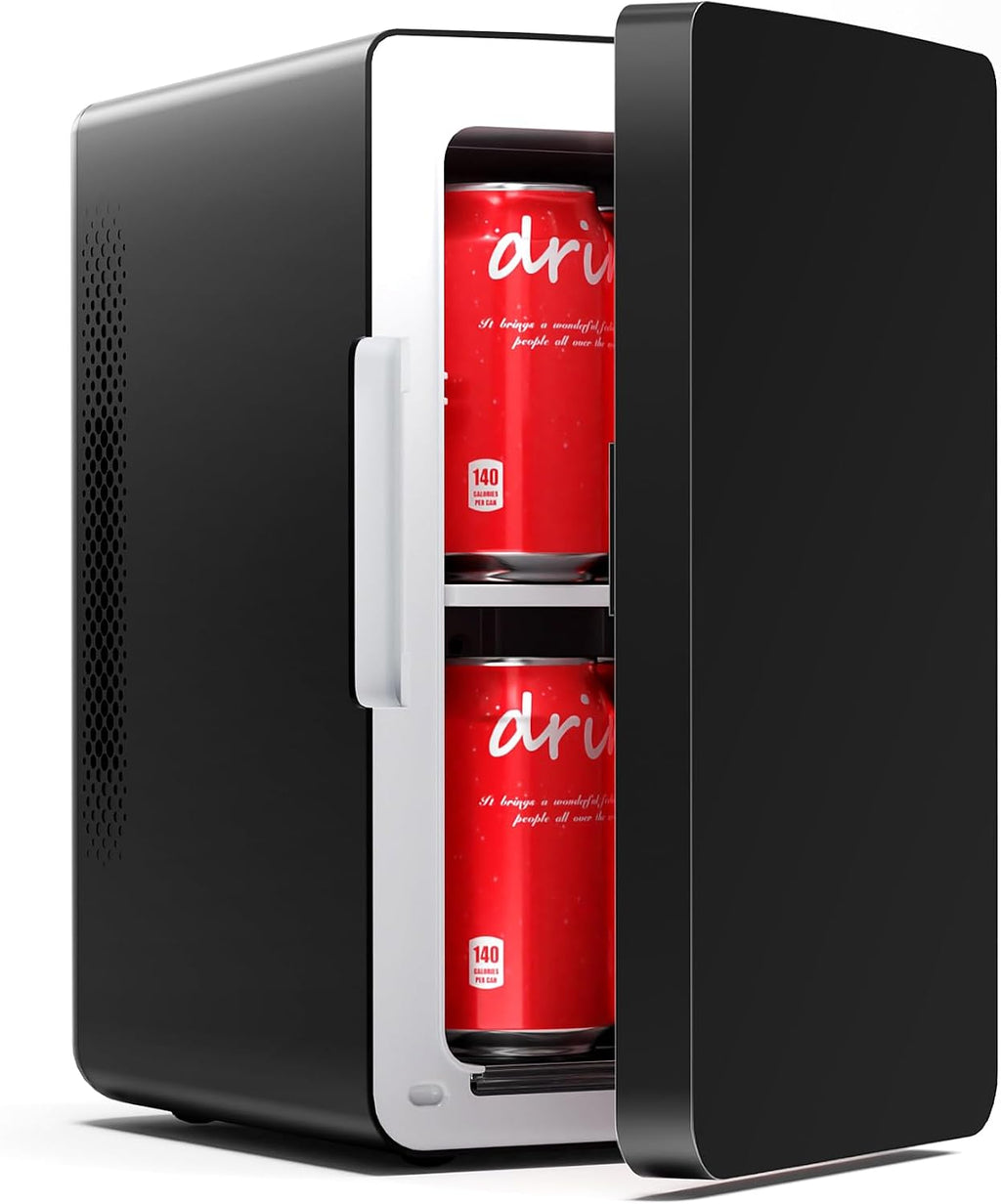 Electactic Mini Fridge, 6L/8Can Portable Small Refrigerator for Bedroom Jansha Store