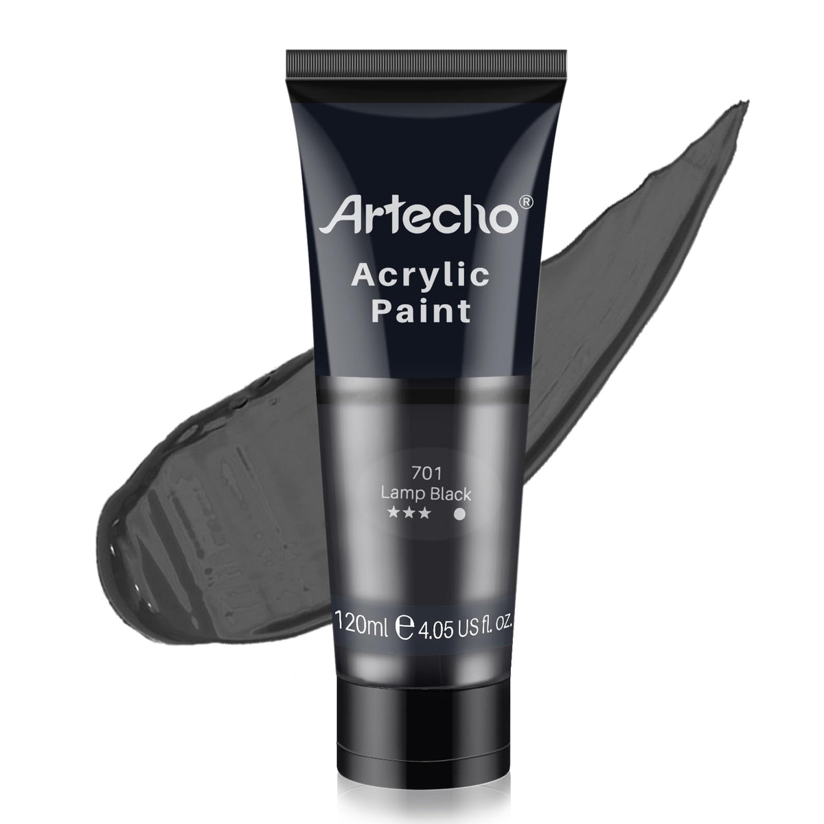 Artecho White Acrylic Paint, Titanium White Paint (120ml / 4.05oz) Tubes, Art Craft Paints for Canvas Painting, Rock, Stone, Wood, Fabric, Art Supplies Jansha Store