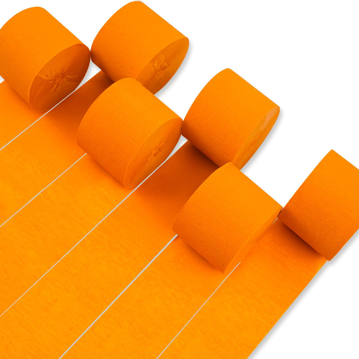 PartyWoo Pastel Crepe Paper Streamers 6 Rolls 492 FT Streamers Jansha Store