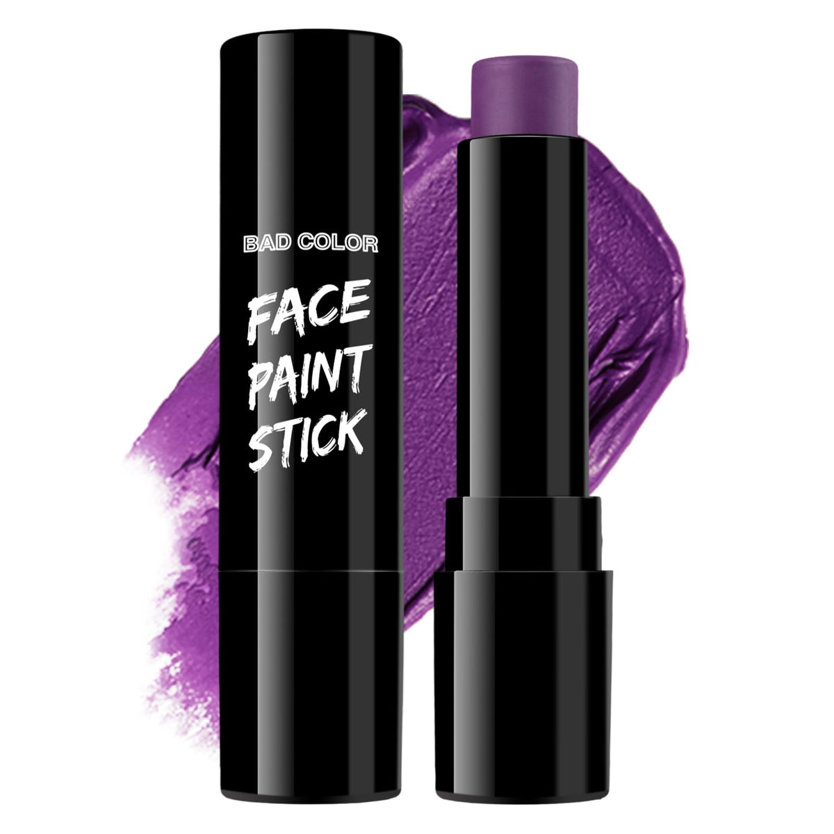 BADCOLOR Black Cream-Blendable Face Body Paint Stick for Adults Children Eye Black Softball Football Baseball Sports , Non-Toxic Hypoallergenic for Halloween SFX Makeup Cosplay Joker Costume Parties Jansha Store