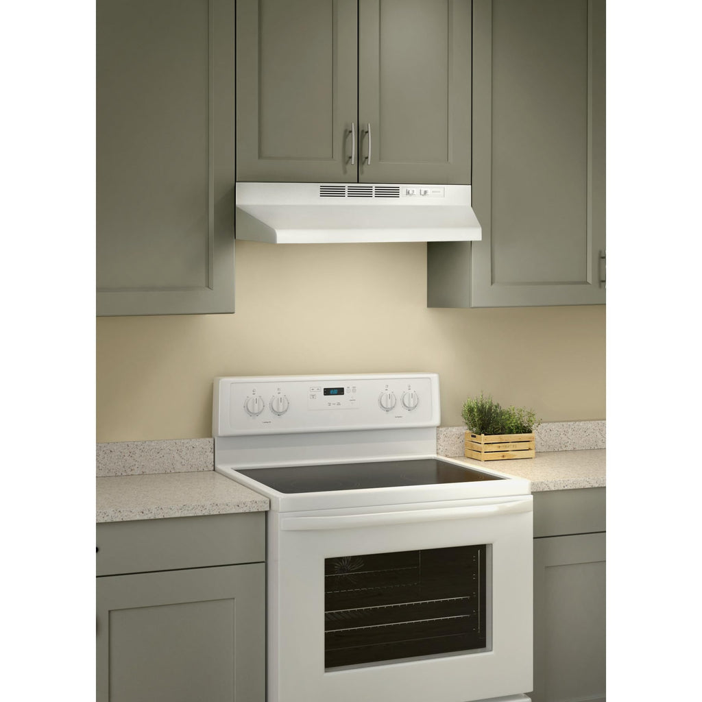 Broan-NuTone 413023 Ductless Range Hood Insert with Light, Exhaust Fan for Under Cabinet, 30-Inch, Black Jansha Store