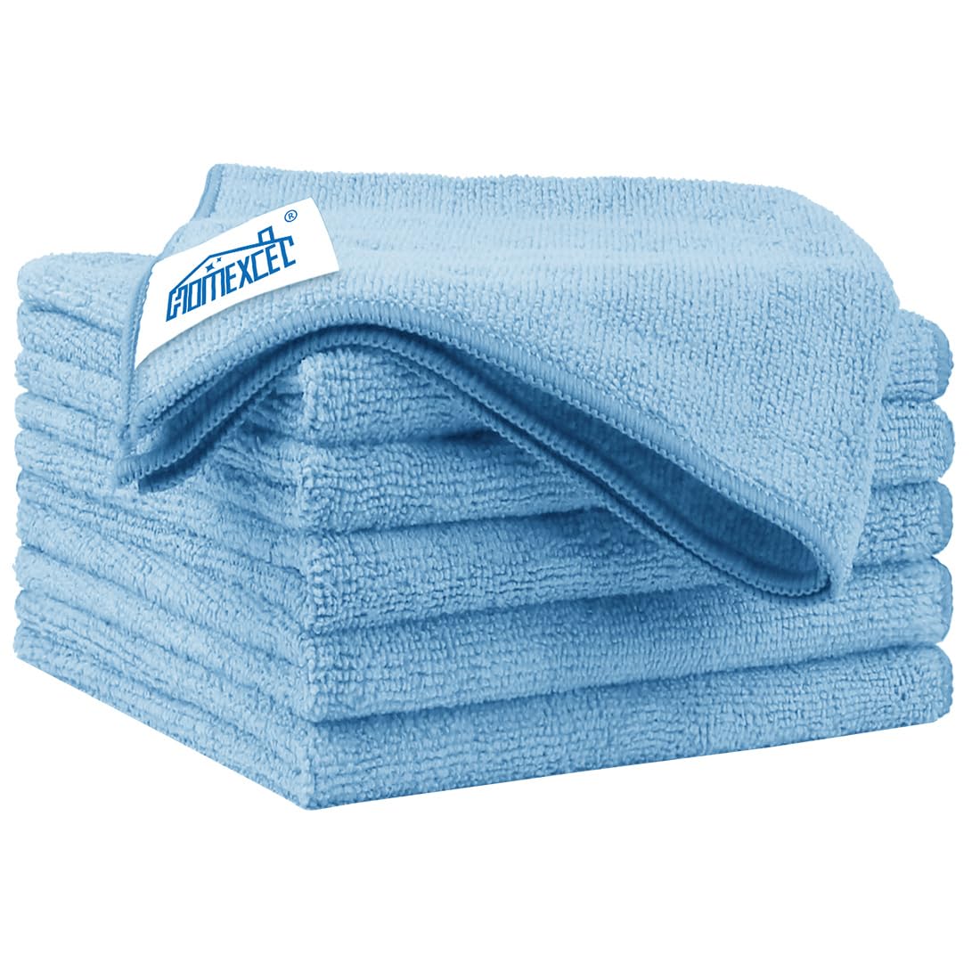HOMEXCEL Microfiber Cleaning Cloth 12 Pack, 12.5 x 12.5 inch Microfiber Towels for Cars, Ultra Absorbent Washing Cloth, Lint Free Streak Free Cleaning Rags for Car, Kitchen, and Window (Grey) Jansha Store