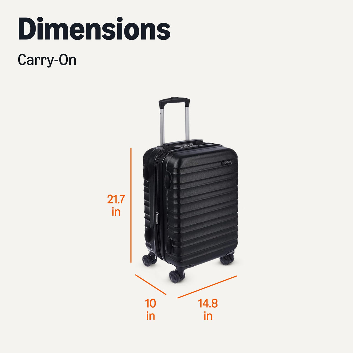Amazon Basics 3-Piece Hardshell Suitcases Set (21", 26", 30"), Expandable For Up to 25% More Space, With Scratch-Resistant Finish, Four Multi-Directional Wheels, Rose Gold Jansha Store