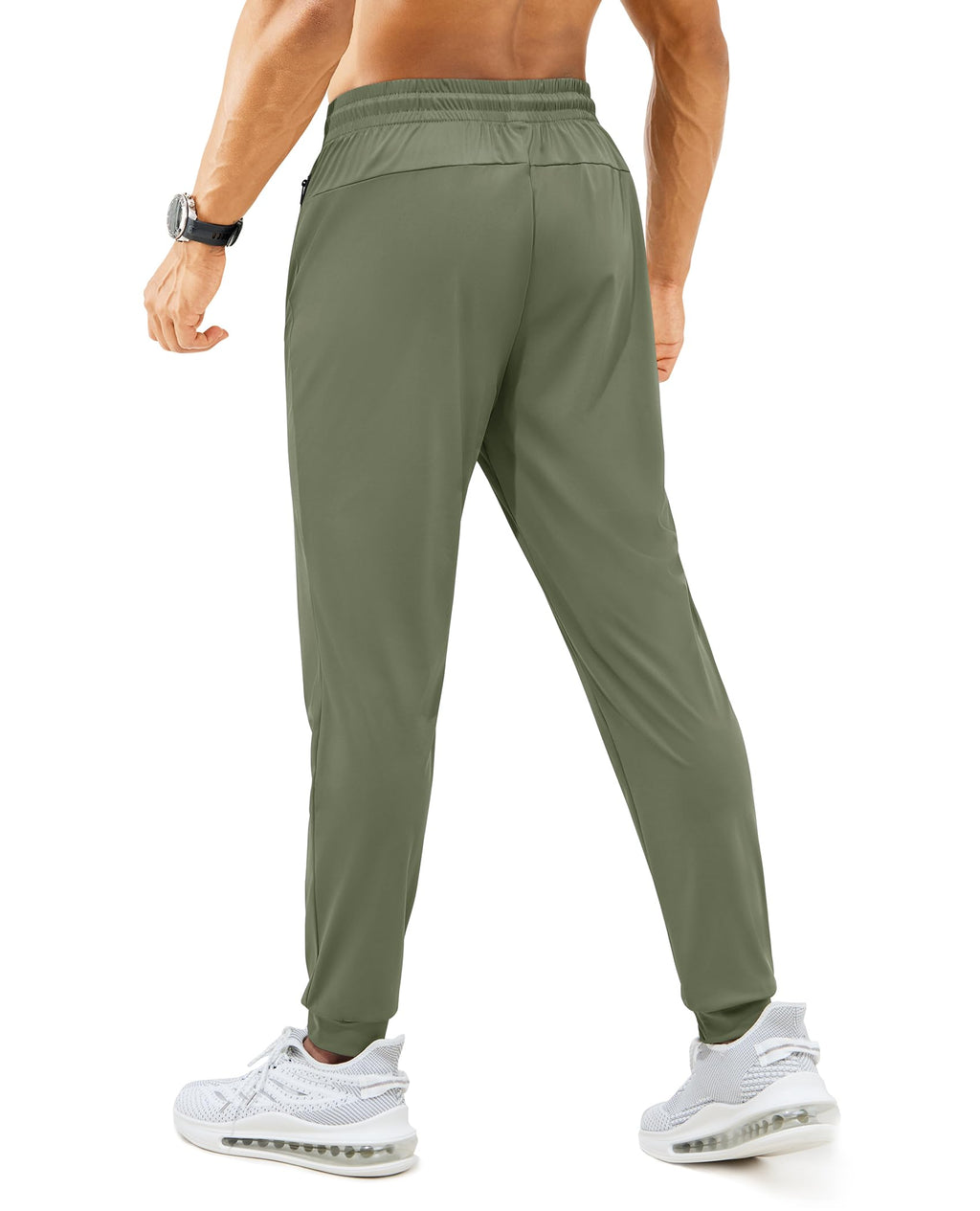 Mens Sweatpants with Zipper Pockets Lightweight Athletic Joggers for Workout Running Gym Track Casual Wear Jansha Store
