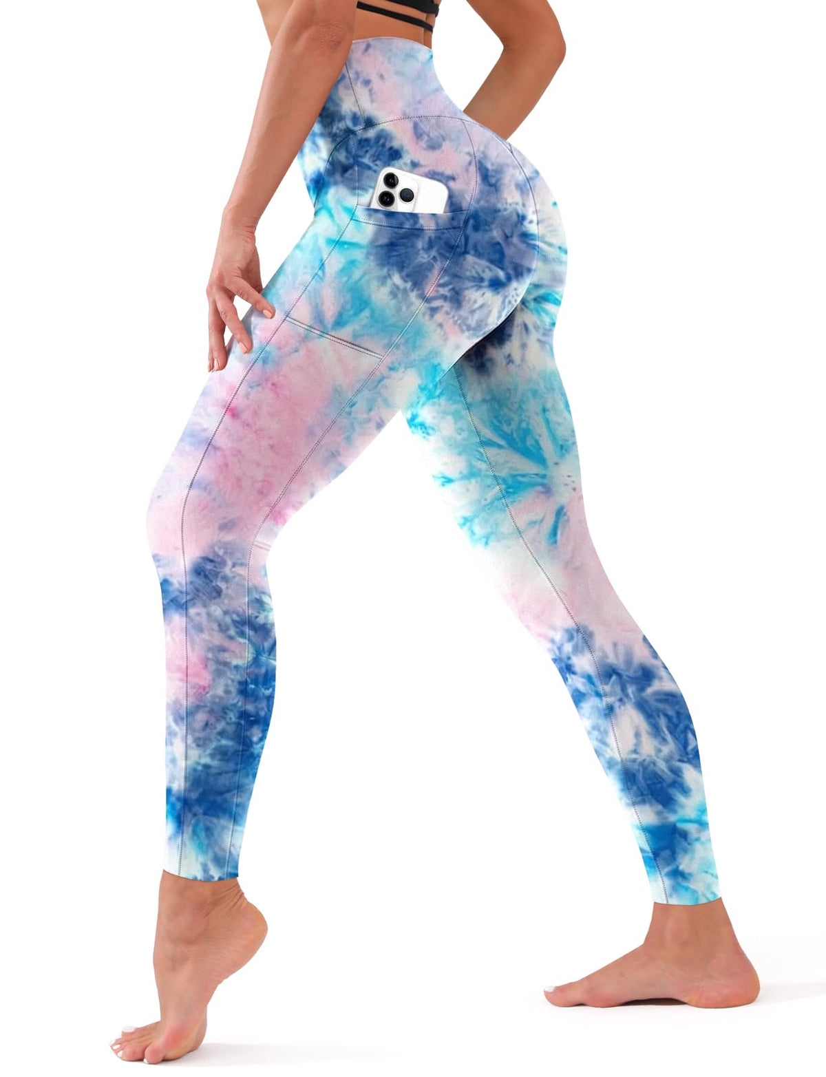 Bluemaple High Waisted Leggings for Women - Tummy Control Pants Non See Through Workout Soft Yoga Pants for Running Plus Size Jansha Store