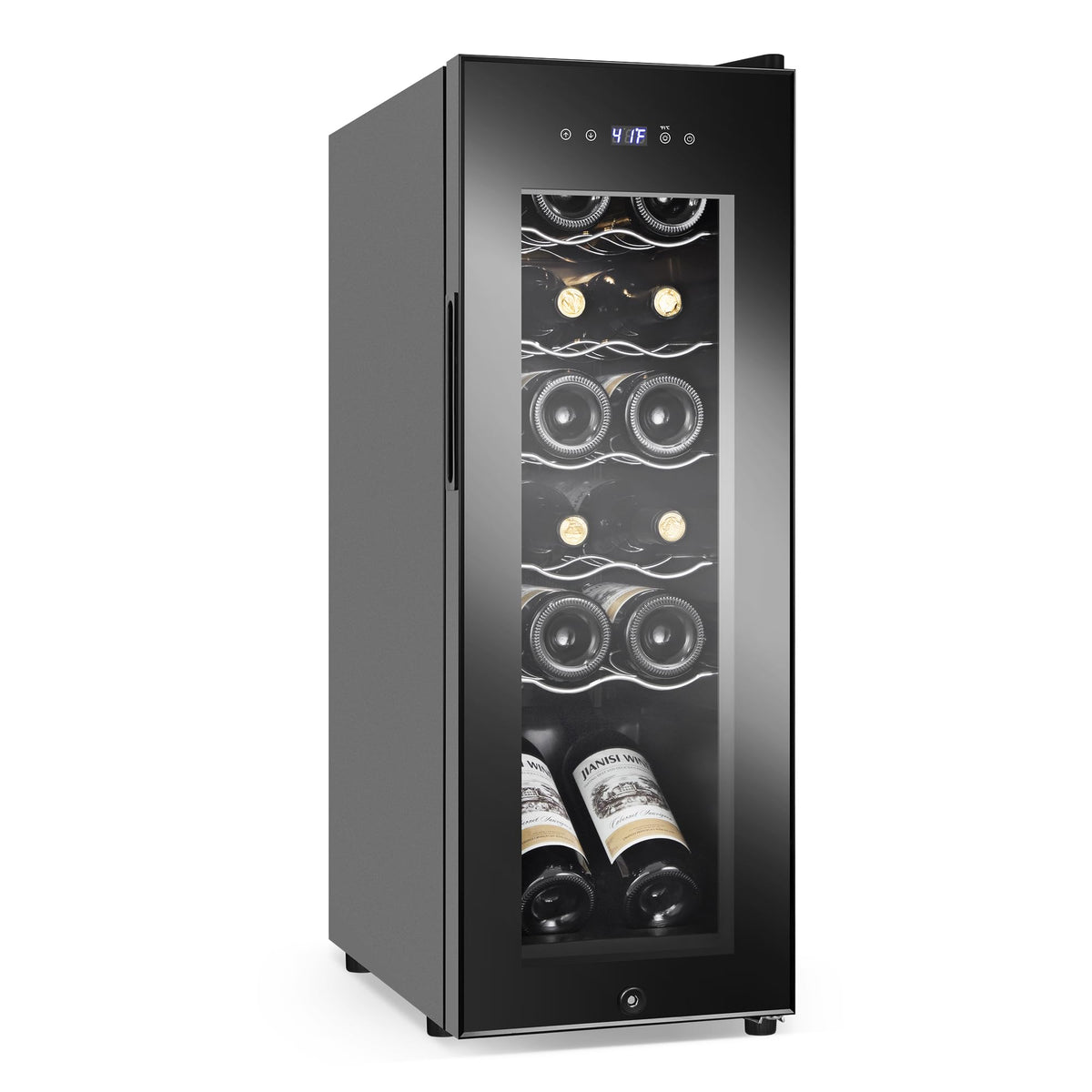 24 Inch Upgraded Dual Zone Wine and Beverage Refrigerator Cooler Jansha Store