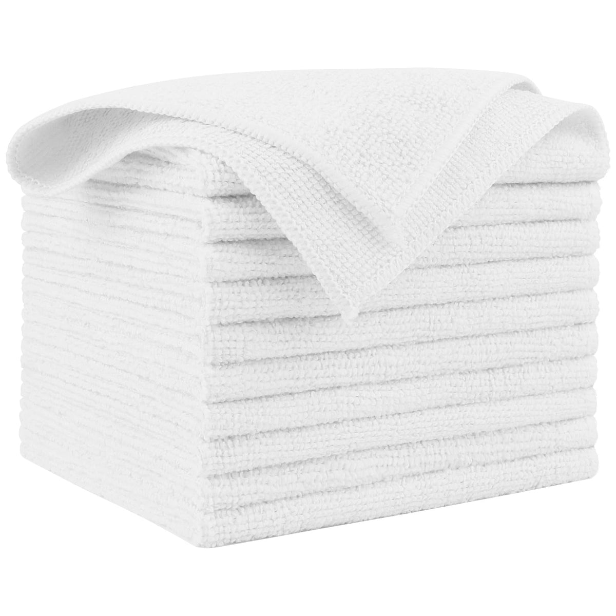 AIDEA Microfiber Cleaning Cloth-50PK, Microfiber Towels for Cars, 12"×12" Jansha Store