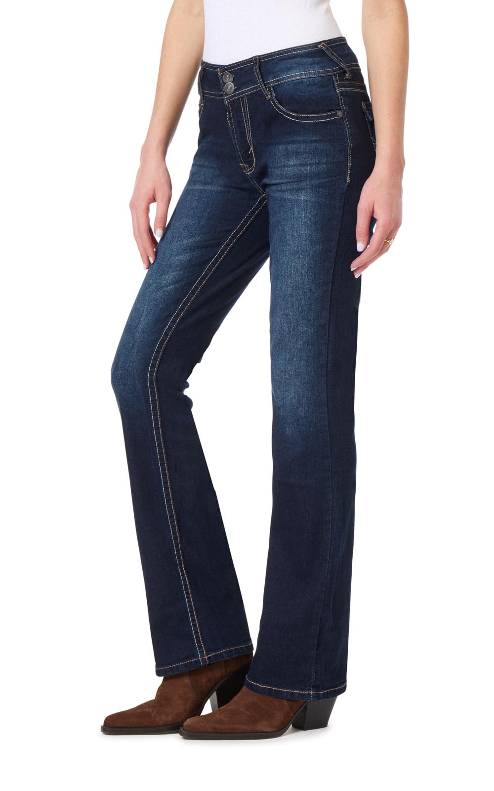 WallFlower Luscious Curvy Bootcut Jeans for Women, Sizes 0-24 Jansha Store
