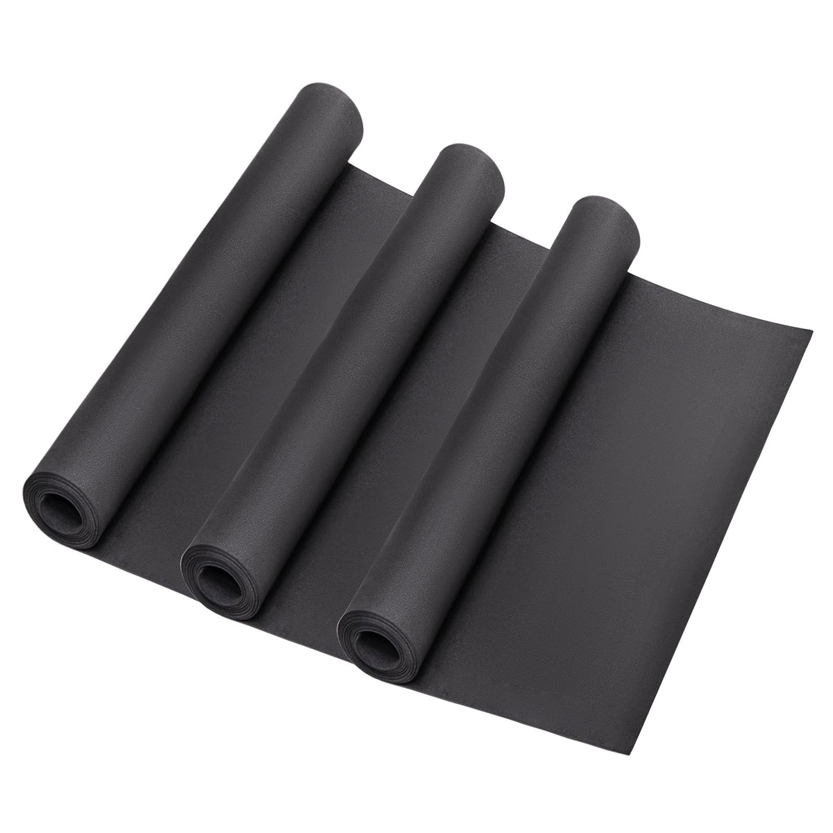 3-Pack 2mm Thick Black Eva Foam Cosplay Sheets roll, 13.5" x 49" Premium eva Craft Foam for Cosplay Costume by MEARCOOH Jansha Store