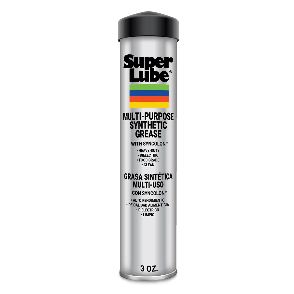Super Lube Multi-Purpose Synthetic Grease w/ Syncolon - High Temperature, Water & Corrosion Resistant Grease - Workshop & Industrial Use - Food Grade - Translucent White - Tube - 3 oz (21030) Jansha Store