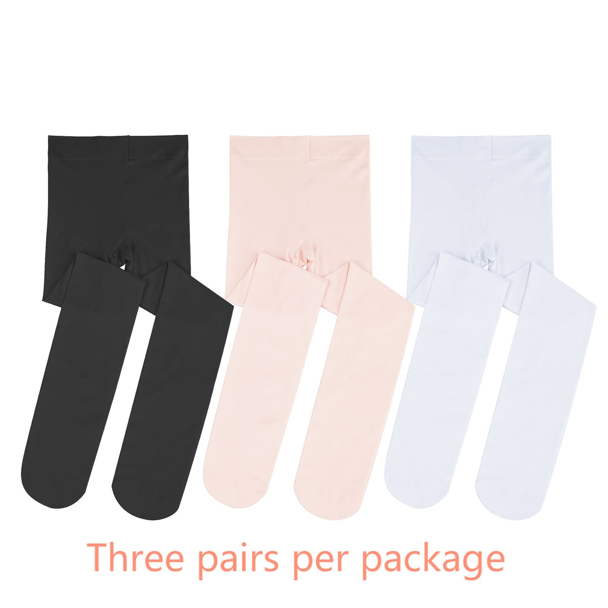 Stelle Girls' Footed Ballet Tights for Dance Class Toddler Kids 2T-15Y Jansha Store