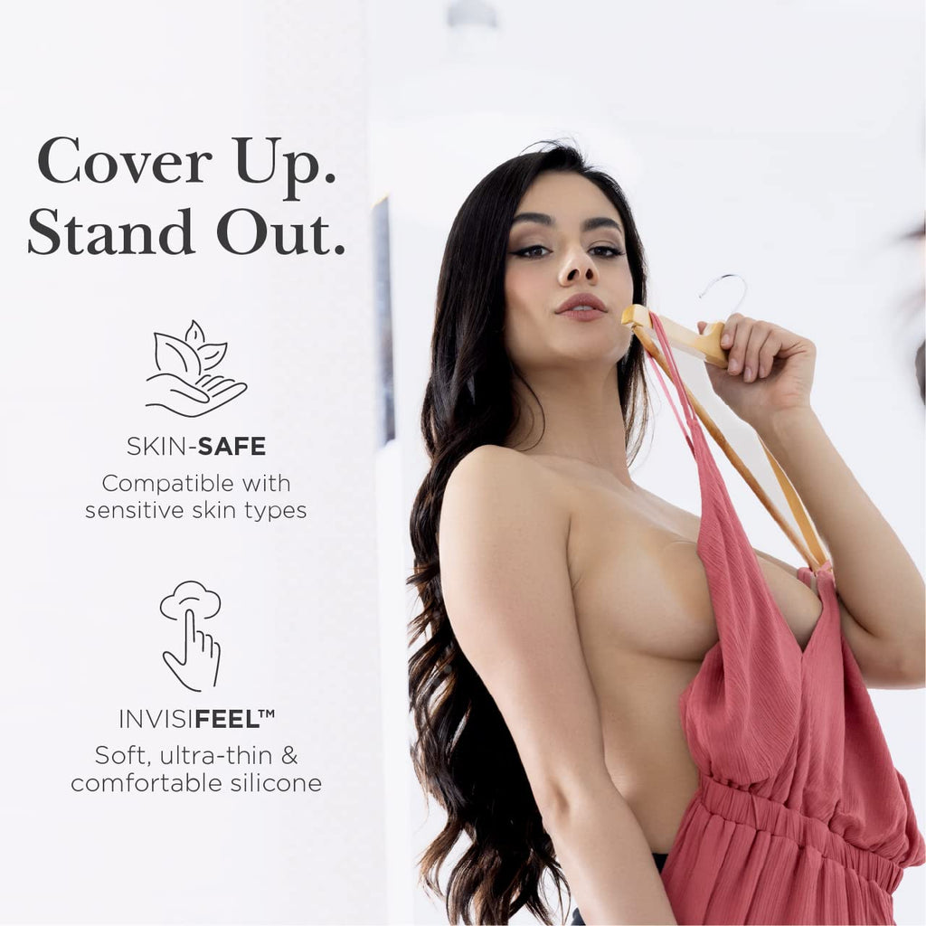 Nippies Reusable Nipple Covers, Skin Safe Pasties in Circle or Lift Style Jansha Store