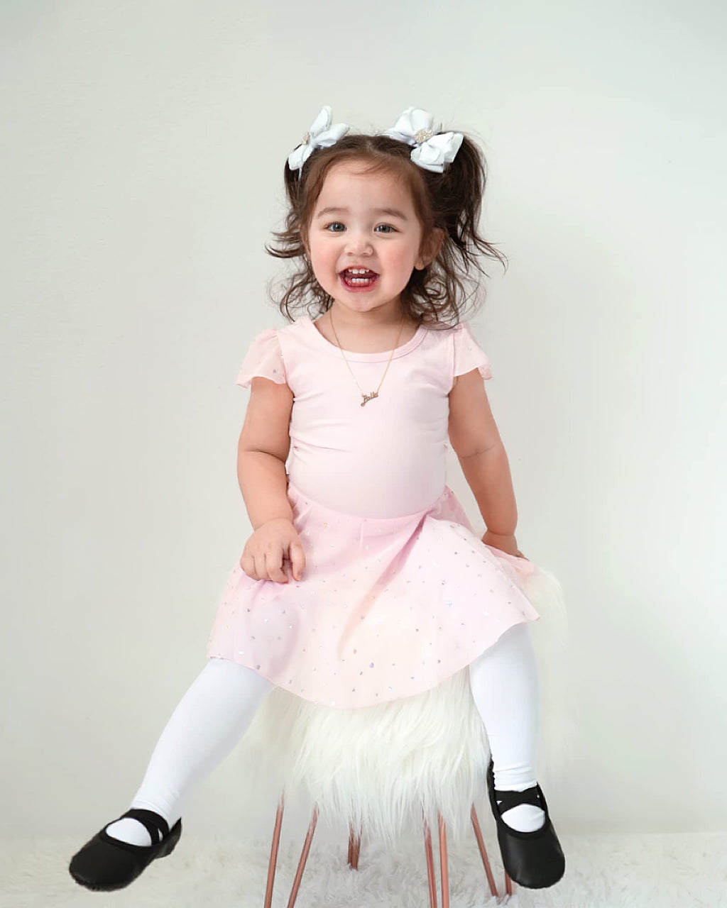 Stelle Ballet Shoes for Girls Toddler Soft Leather Split Sole Jansha Store
