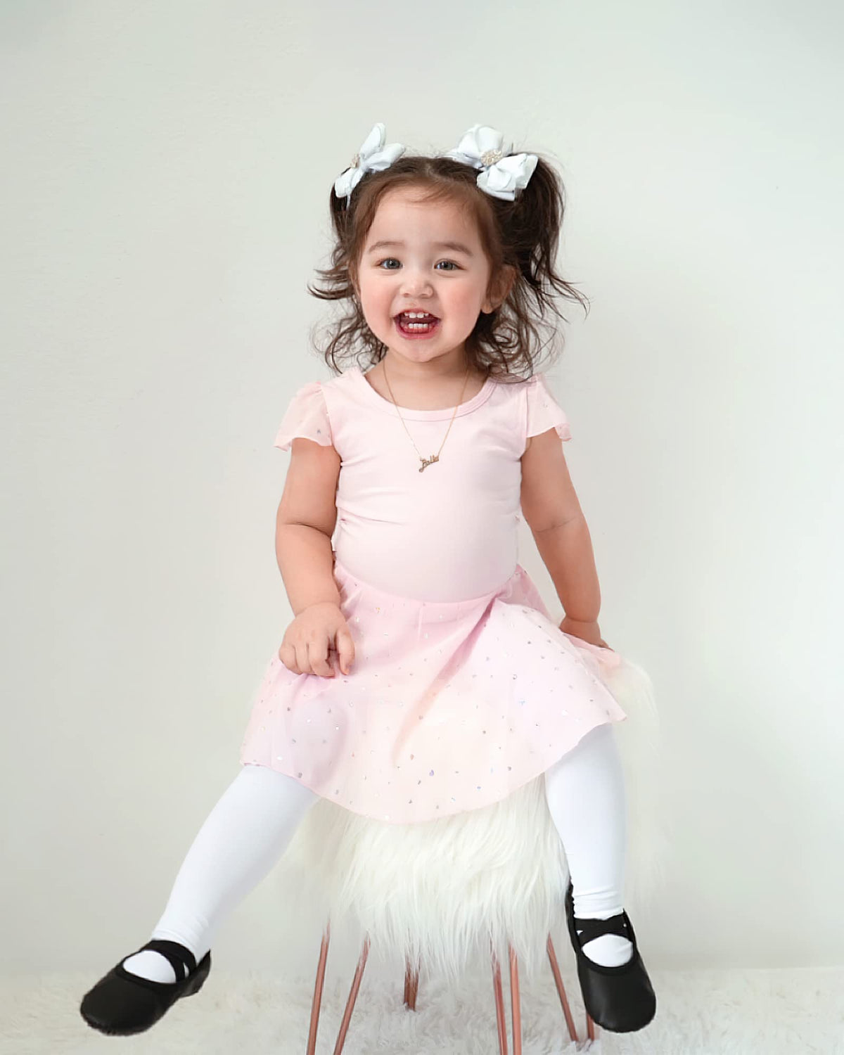 Stelle Ballet Shoes for Girls Toddler Soft Leather Split Sole Jansha Store