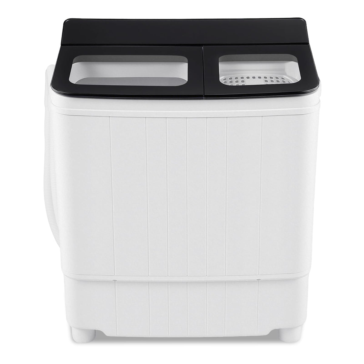 COSTWAY 26Lbs Portable Washing Machine with Built-in Drain Pump, Blue Jansha Store