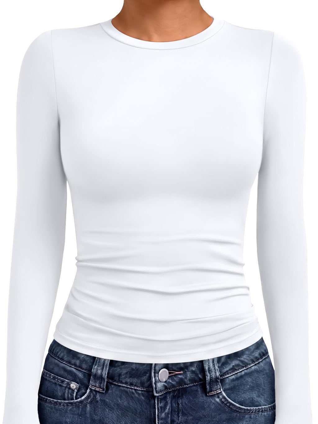 Close-up of the women's compression shirt sleeve and cuff