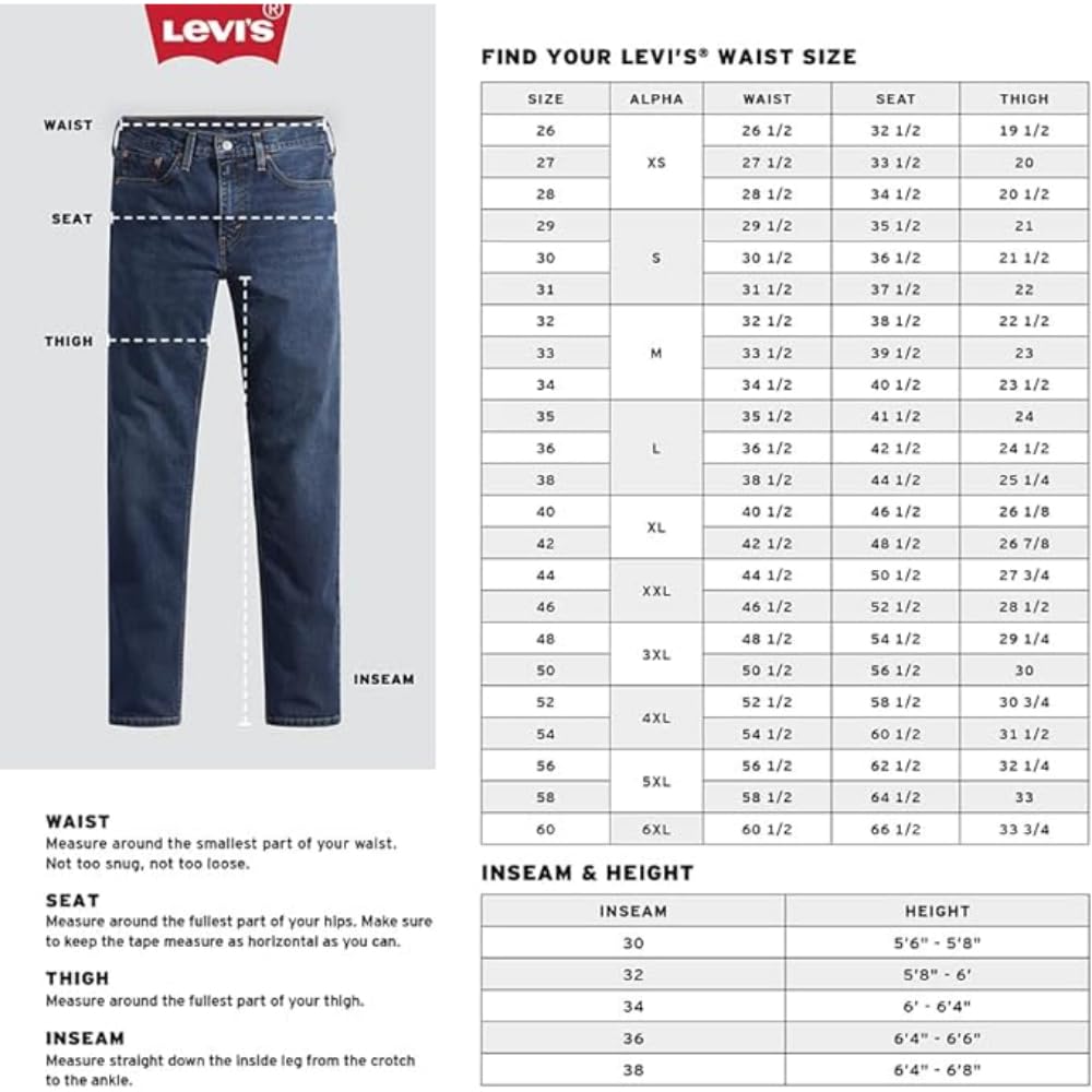Levi's Men's 511 Slim Fit Jeans Jansha Store