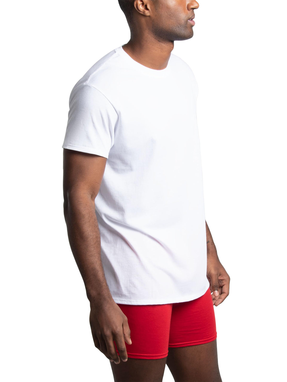 Fruit of The Loom Men's Crew Tee Undershirts, Moisture Wicking & Tag Free, Also Available in Big & Tall Jansha Store