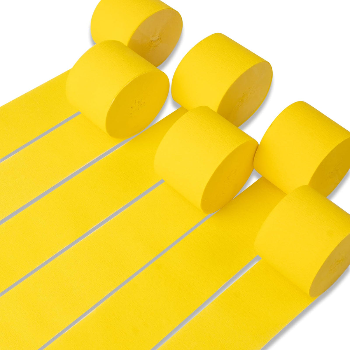 PartyWoo Pastel Crepe Paper Streamers 6 Rolls 492 FT Streamers Jansha Store