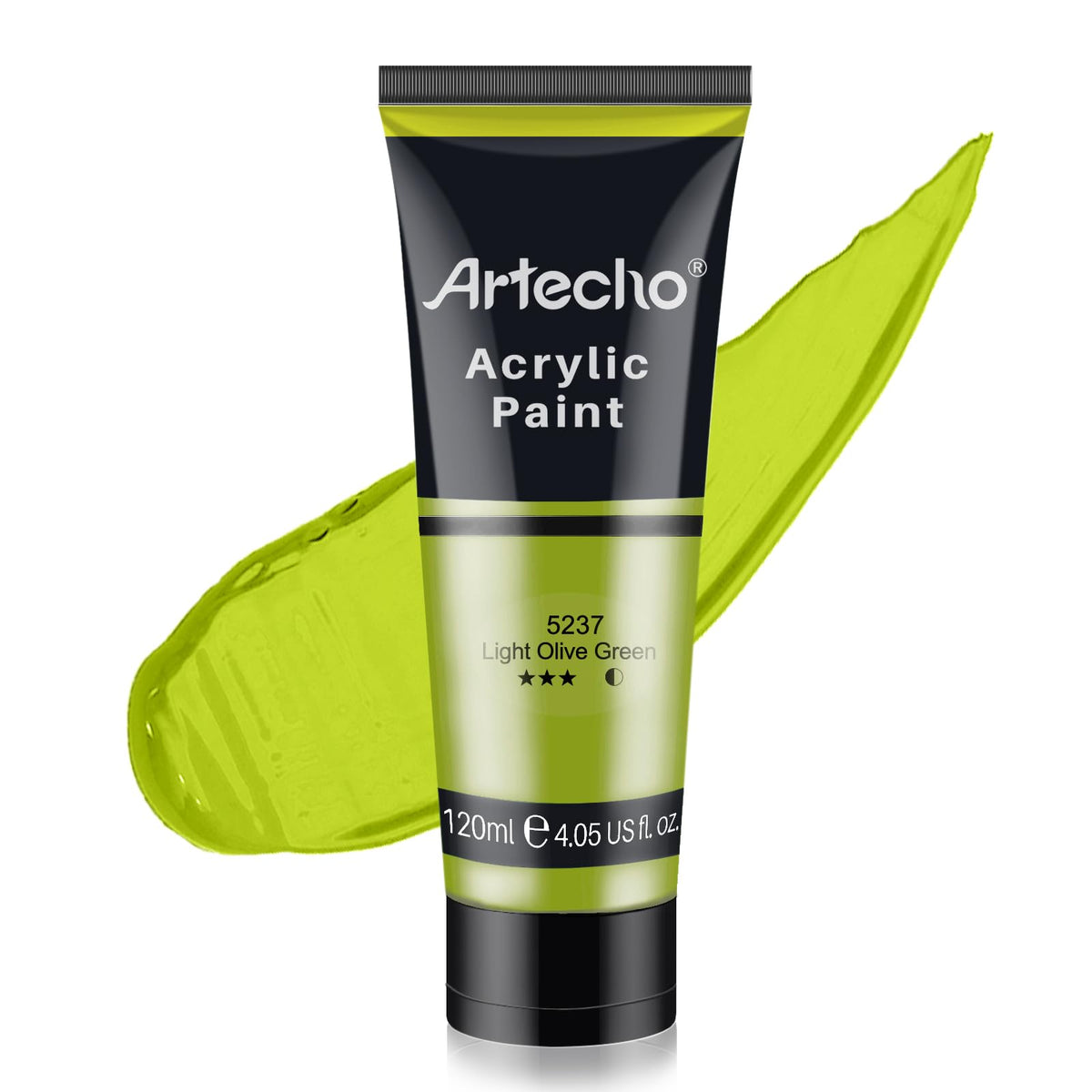 Artecho White Acrylic Paint, Titanium White Paint (120ml / 4.05oz) Tubes, Art Craft Paints for Canvas Painting, Rock, Stone, Wood, Fabric, Art Supplies Jansha Store