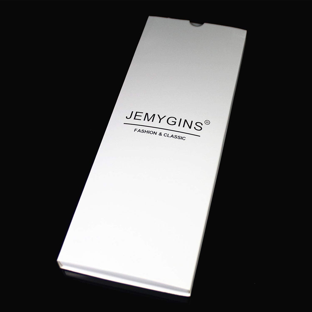 JEMYGINS Solid Color Tie Mens Necktie for Business and Wedding Jansha Store