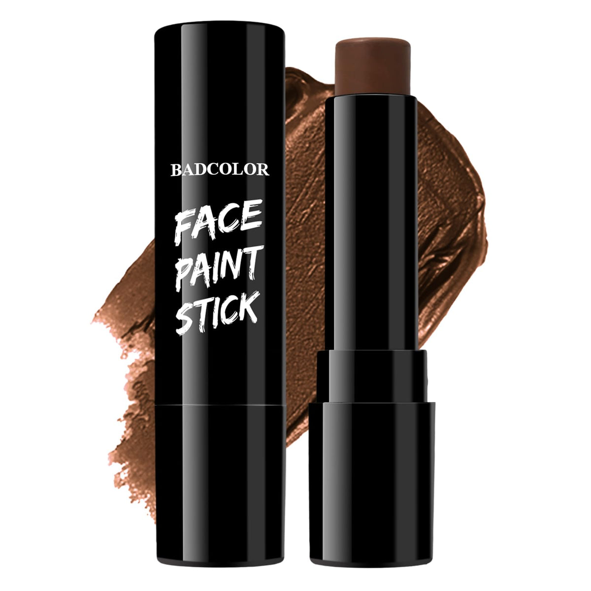 BADCOLOR Black Cream-Blendable Face Body Paint Stick for Adults Children Eye Black Softball Football Baseball Sports , Non-Toxic Hypoallergenic for Halloween SFX Makeup Cosplay Joker Costume Parties Jansha Store