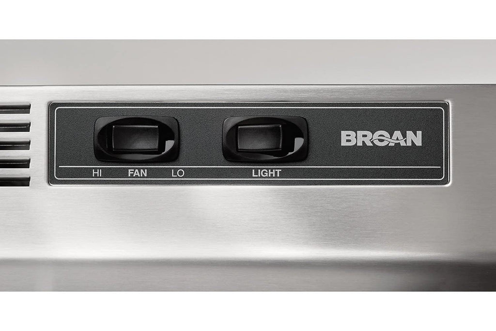 Broan-NuTone 413023 Ductless Range Hood Insert with Light, Exhaust Fan for Under Cabinet, 30-Inch, Black Jansha Store