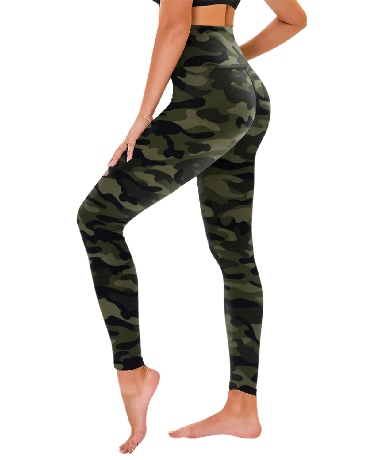TNNZEET High Waisted Leggings for Women - No See Through Tummy Control Cycling Workout Yoga Pants with Pockets Reg & Plus Jansha Store