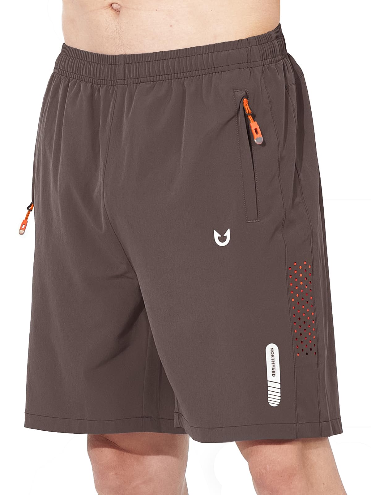 NORTHYARD Men's Athletic Running Shorts Gym Workout 7"/9"/5" Zipper Pockets Jansha Store