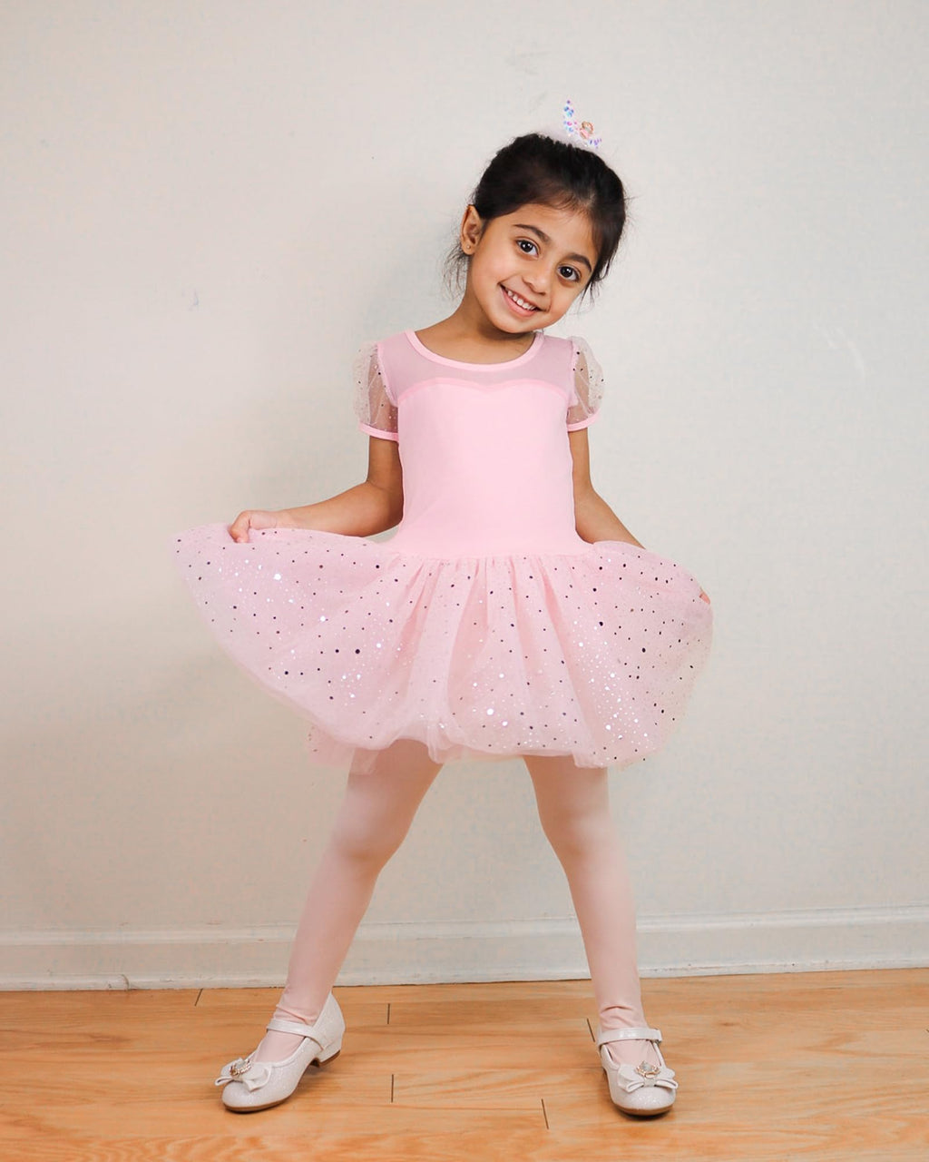 Stelle Girls' Footed Ballet Tights for Dance Class Toddler Kids 2T-15Y Jansha Store