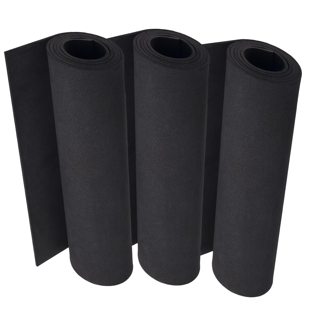 3-Pack 2mm Thick Black Eva Foam Cosplay Sheets roll, 13.5" x 49" Premium eva Craft Foam for Cosplay Costume by MEARCOOH Jansha Store