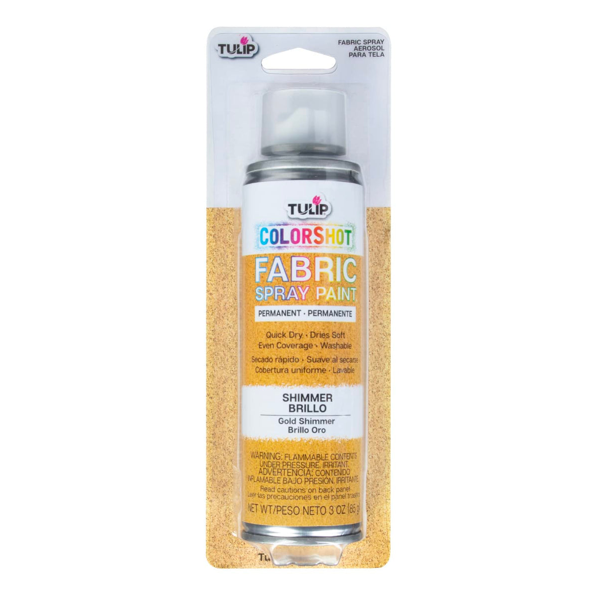 TULIP ColorShot Fabric Spray Paint, Black, 3 oz Jansha Store