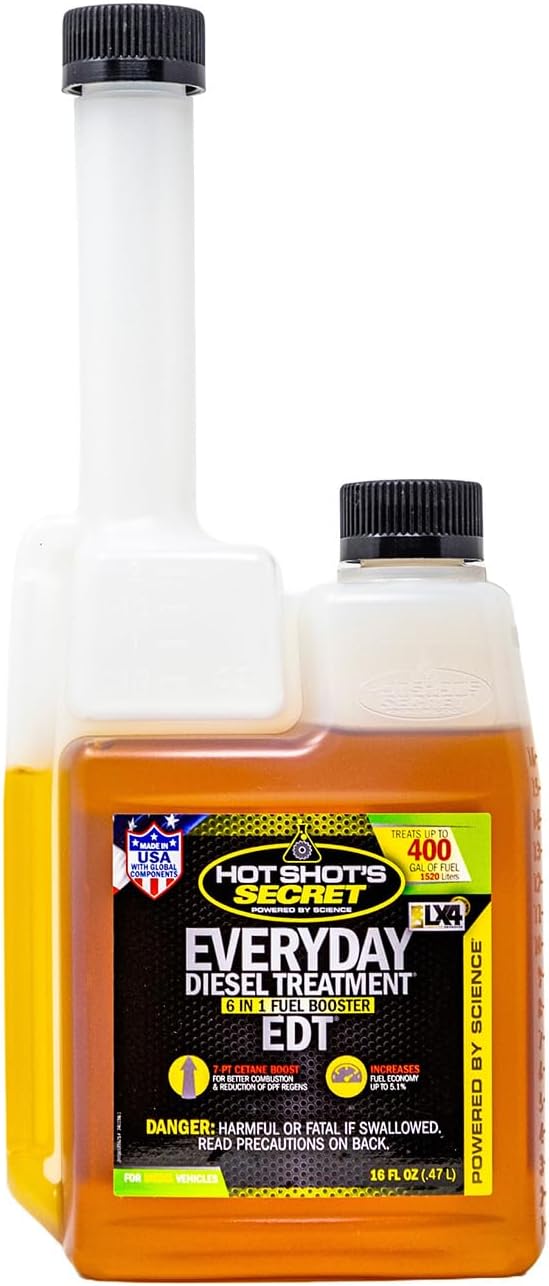 Hot Shot's Secret Everyday Diesel Treatment EDT, 16 oz Jansha Store