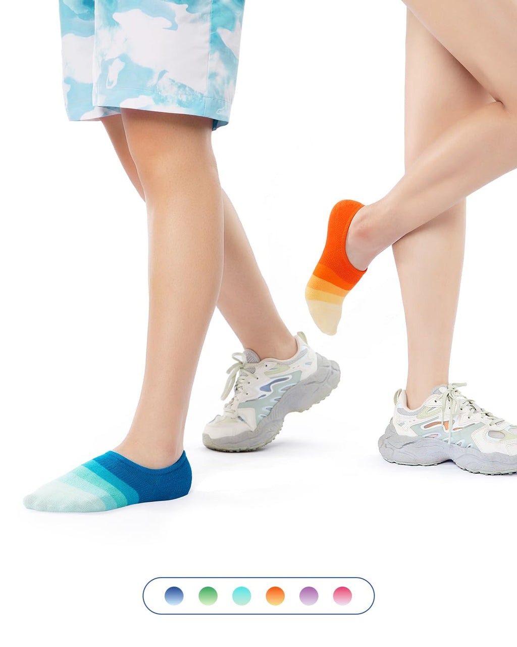 IDEGG Women & Men No Show Low Cut Anti‑Slip Casual Sports Running Socks Jansha Store