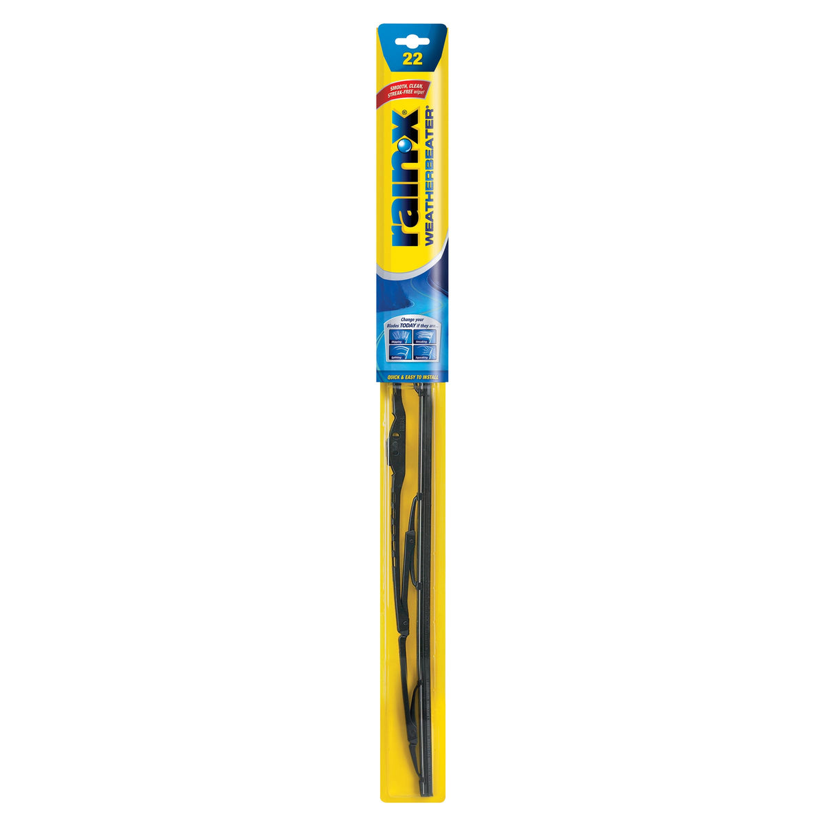 Rain-X 820149 WeatherBeater Wiper Blades, 22" Windshield Wipers (Pack of 2), Automotive Replacement Windshield Wiper Blades That Meet Or Exceed OEM Quality And Durability Jansha Store