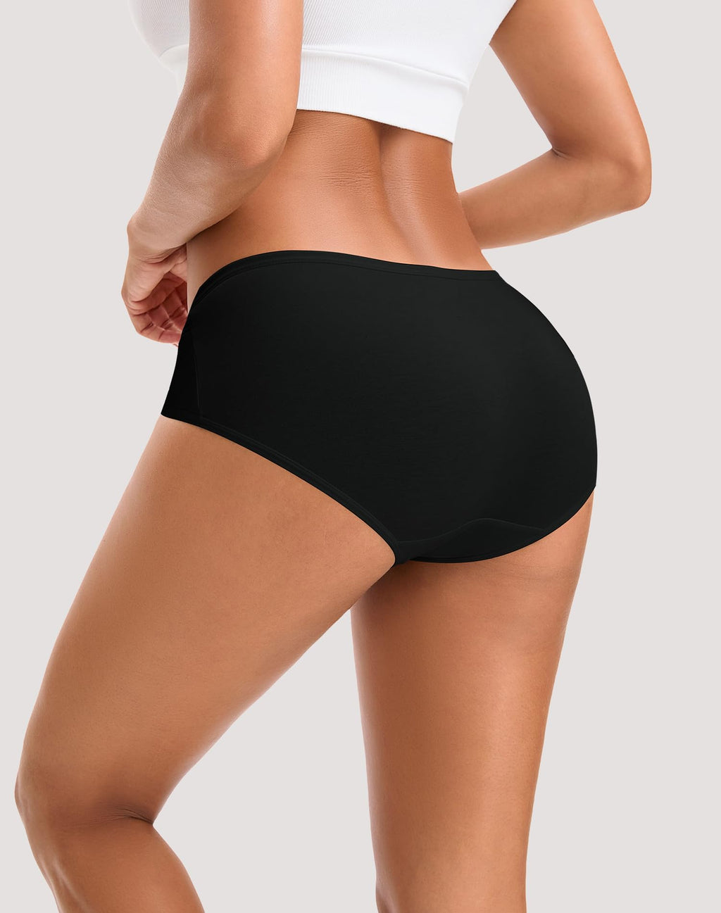 INNERSY Womens Underwear Cotton Hipster Panties Regular & Plus Size 6-Pack Jansha Store