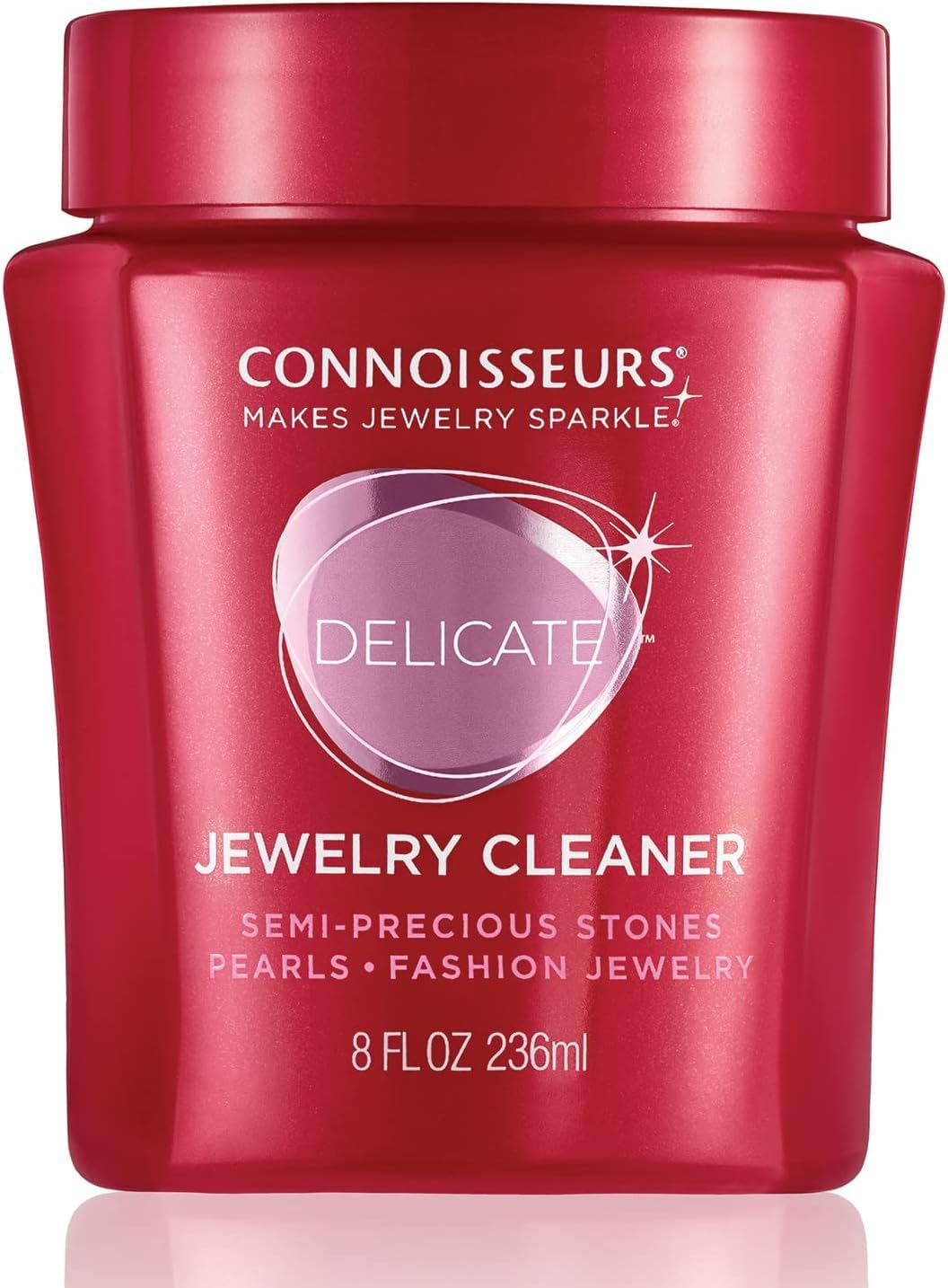 CONNOISSEURS Premium Edition Jewelry Cleaner, Value Size 9.6oz - Pick from Fine, Silver or Delicate Jewelry Cleaner Jansha Store