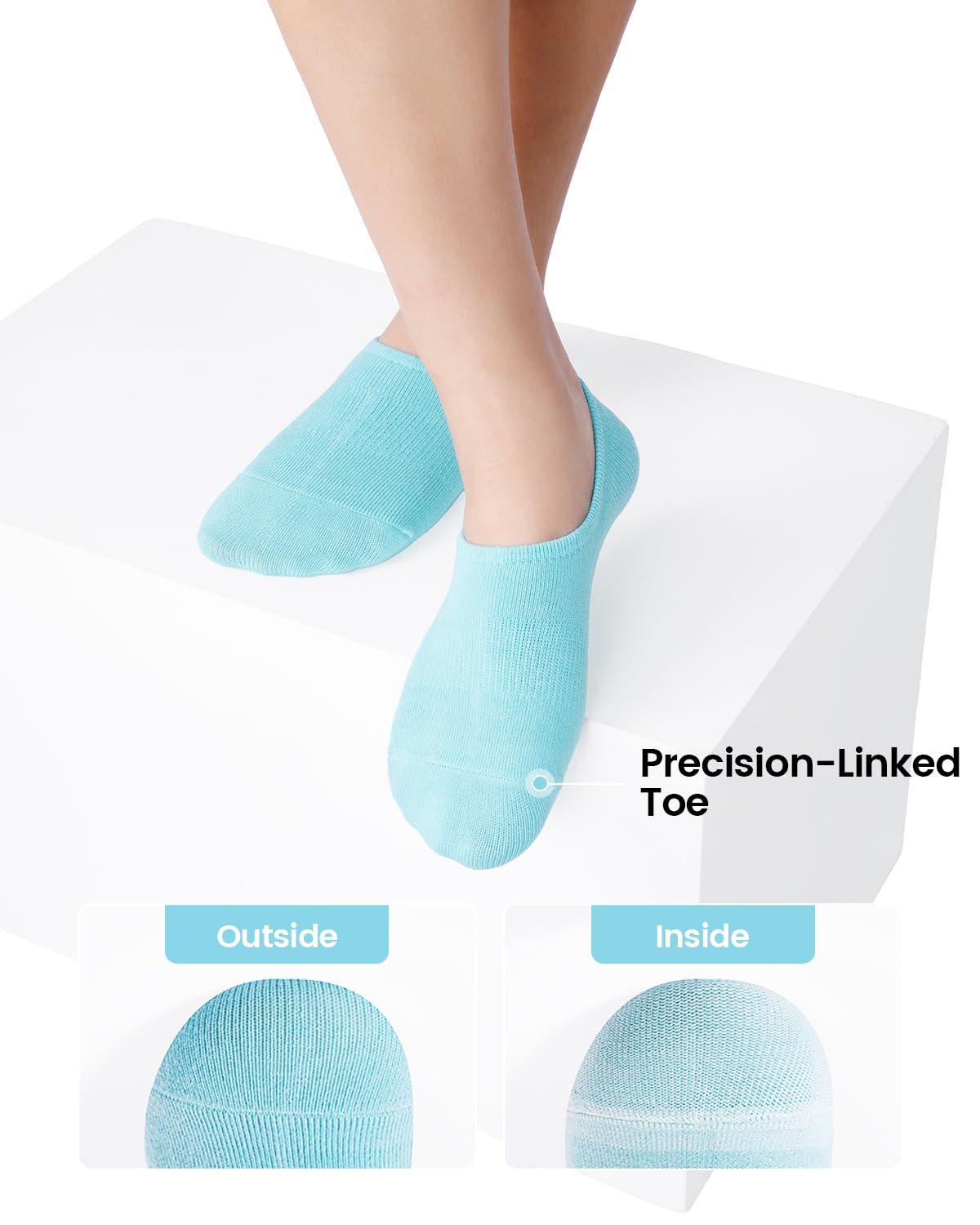 IDEGG Women & Men No Show Low Cut Anti‑Slip Casual Sports Running Socks Jansha Store