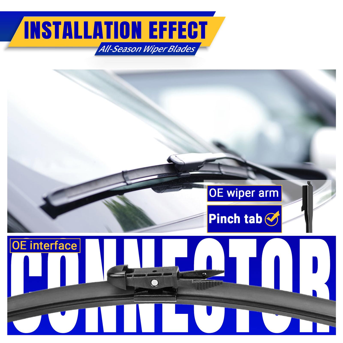 3 Wipers Fits Subaru Forester 2012-2018 Outback 2015-2019 Wiper Blades Jansha Store