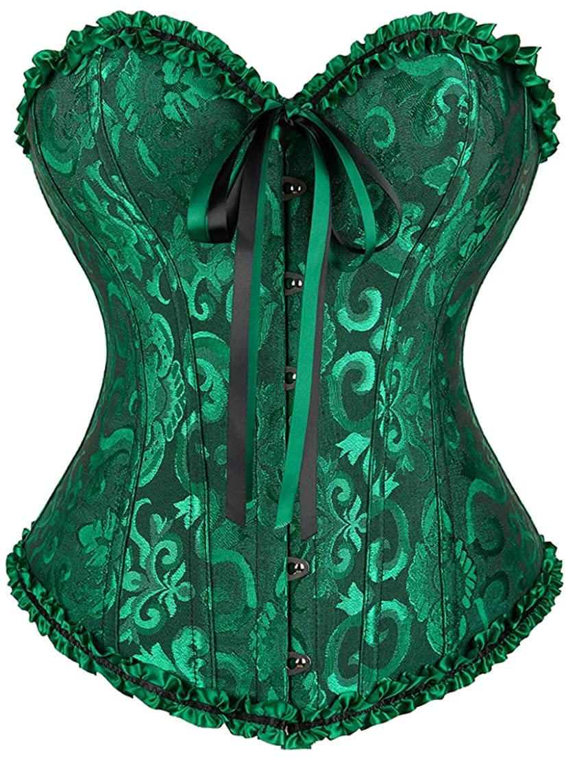 Detail shot of the corset top's lacing ribbon threaded through metal eyelets