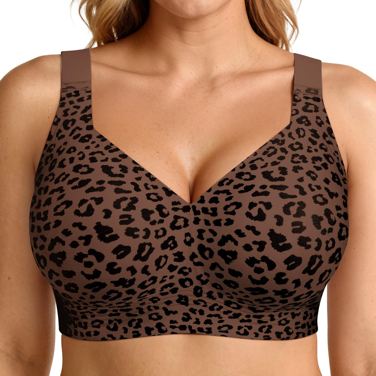 Jelly push-up bra worn under clothing for a smooth supportive fit