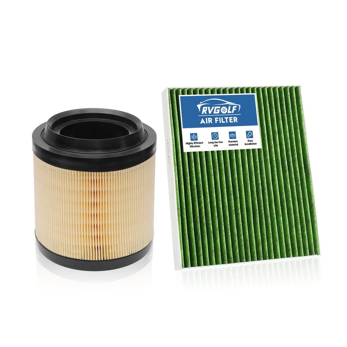 Not for Hybrid, Engine+Cabin Air Filter Fit 2015-2019 Sonata 2.4L (Gas) Jansha Store