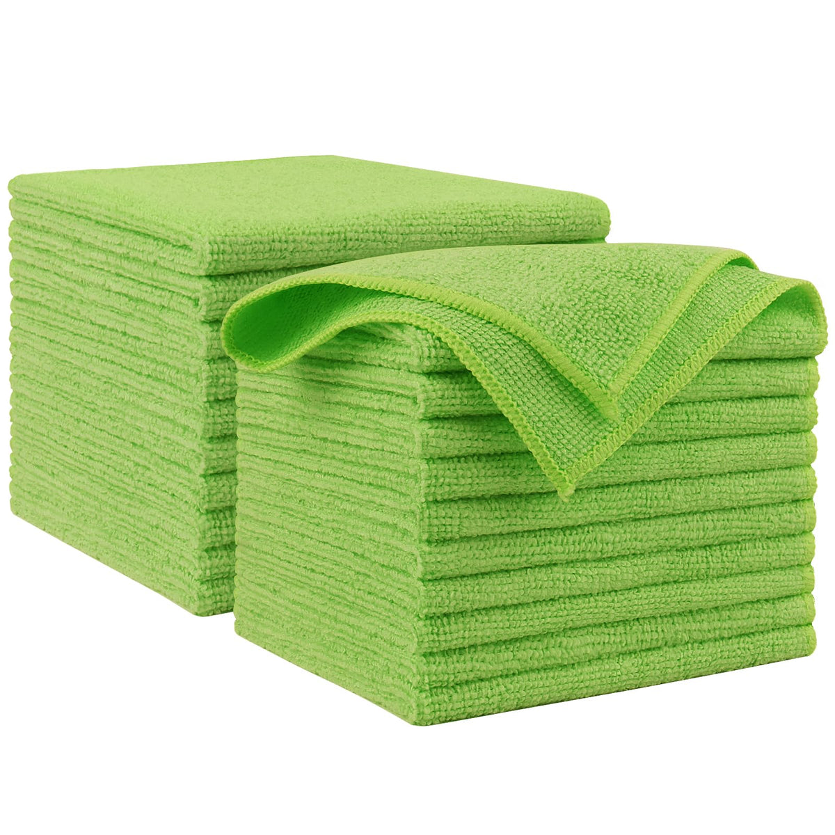 AIDEA Microfiber Cleaning Cloth-50PK, Microfiber Towels for Cars, 12"×12" Jansha Store