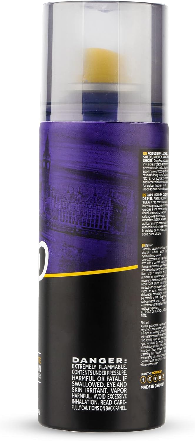 Crep Protect Shoe Protector Spray - Rain & Stain Waterproof Nano Protection for Sneaker, Leather, Nubuck, Suede & Canvas Jansha Store