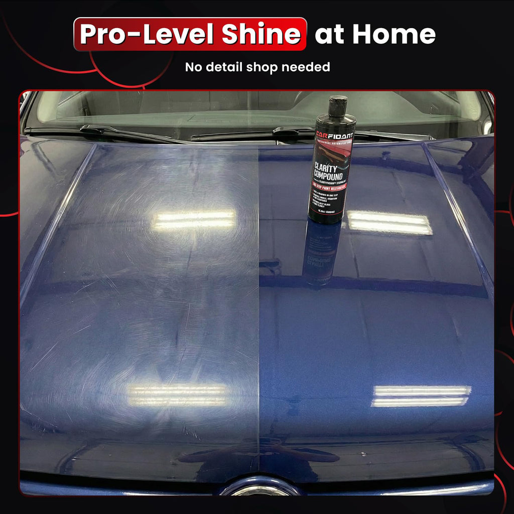 Carfidant Scratch Repair and Swirl Remover - Car Paint Scratch Remover & Restorer Kit with Buffer Pad - Polishing & Waxing Kits - Compound for Vehicles Paint Repair - 8.4 fl. Oz. Jansha Store
