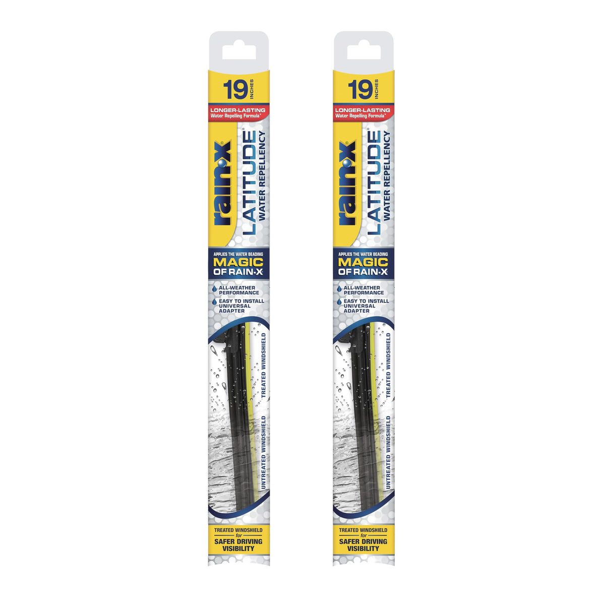 Rain-X 810363 Repellency Water Repellent Wiper Blades, 22" Windshield Wipers (Pack of 2), All Weather Streak-Free for Enhanced Visibility w/Water Repellency Formula [Amazon Exclusive] Jansha Store