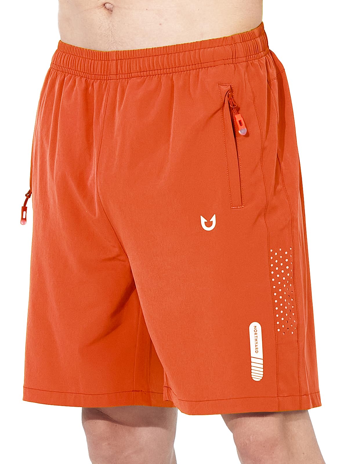NORTHYARD Men's Athletic Running Shorts Gym Workout 7"/9"/5" Zipper Pockets Jansha Store
