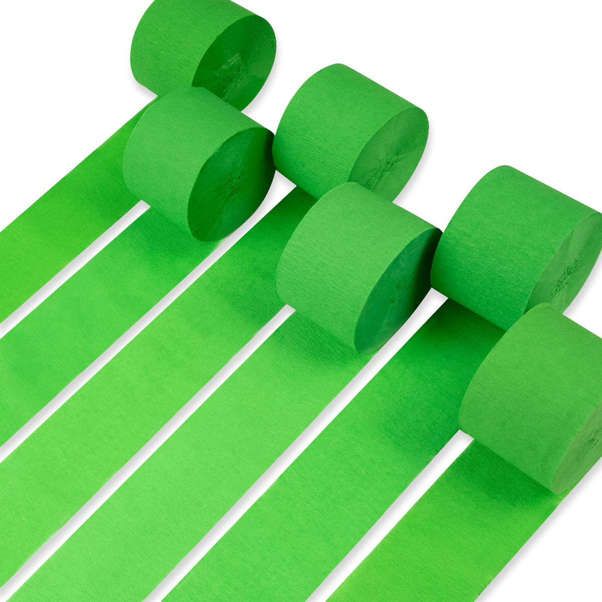 PartyWoo Pastel Crepe Paper Streamers 6 Rolls 492 FT Streamers Jansha Store