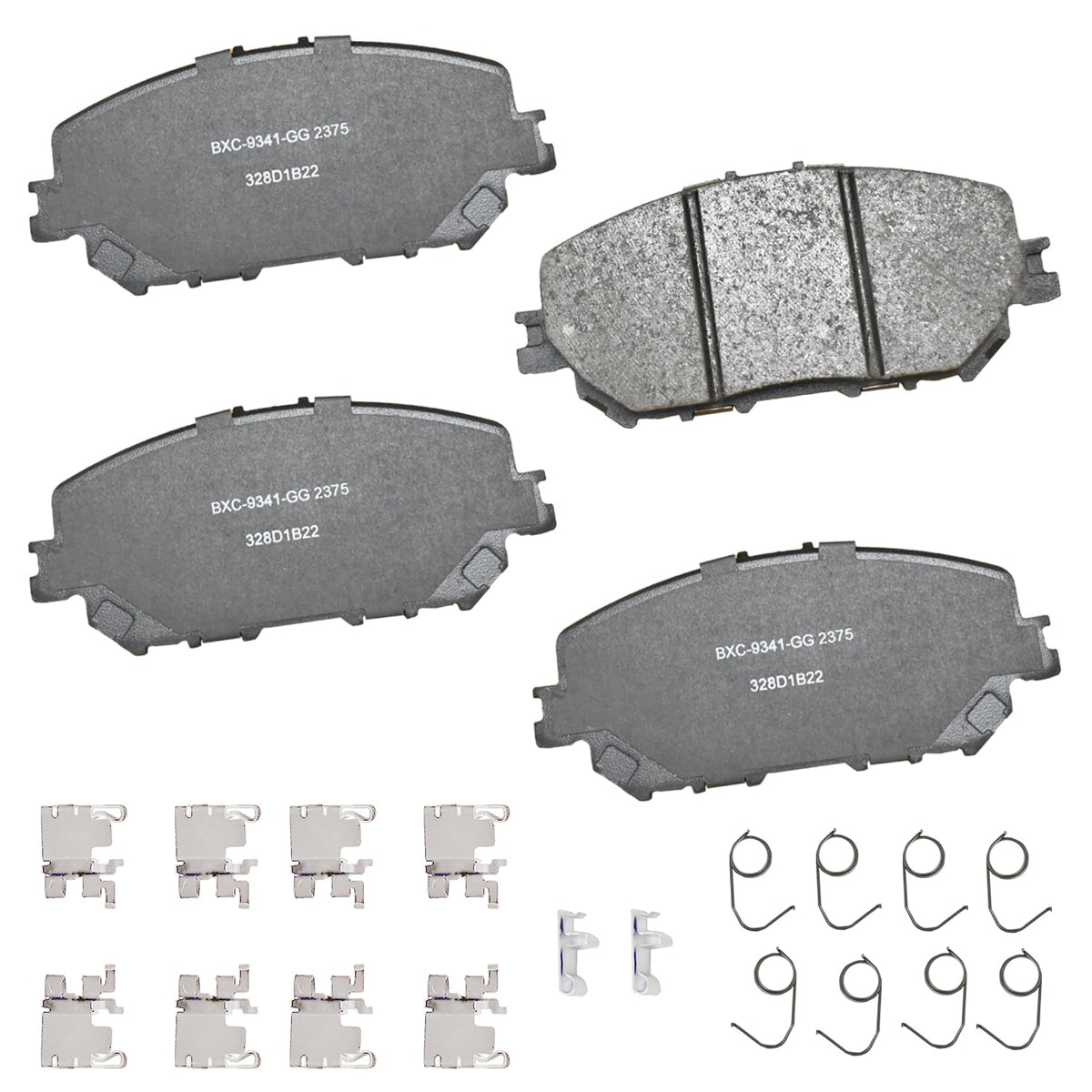 Bendix Premium SBC436A Ceramic Front Brake Pads for Toyota 4Runner 2002-2001, Hilux 2004, Tacoma 1998-1995 Jansha Store
