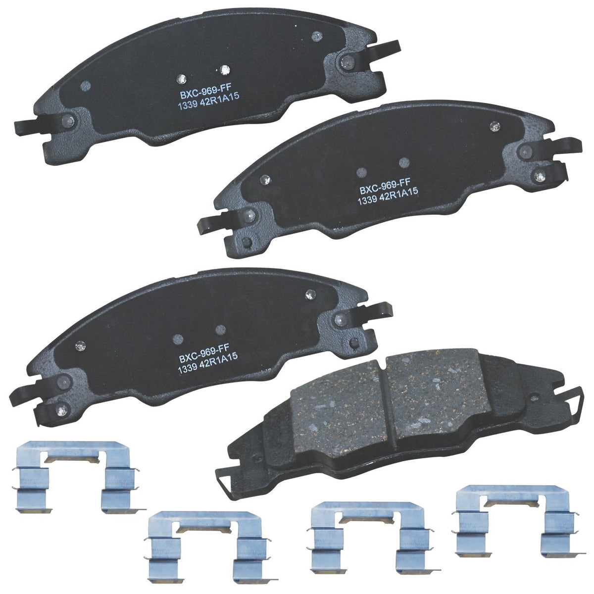 Bendix Premium SBC436A Ceramic Front Brake Pads for Toyota 4Runner 2002-2001, Hilux 2004, Tacoma 1998-1995 Jansha Store